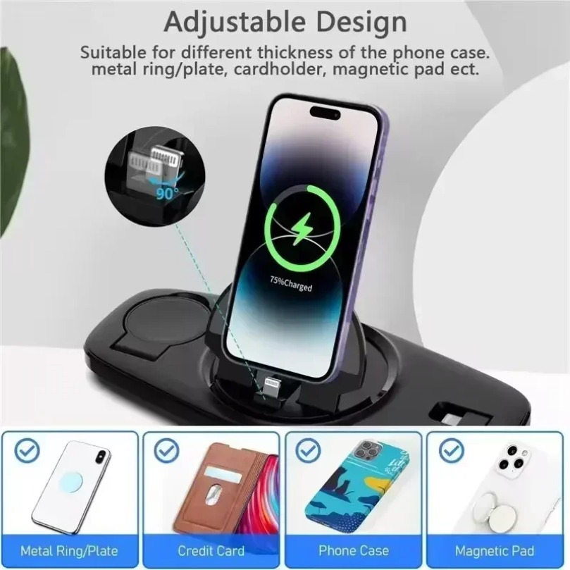 3 In 1 Fast Wireless Charger C - đánh giá và giá Smartwatch X12
