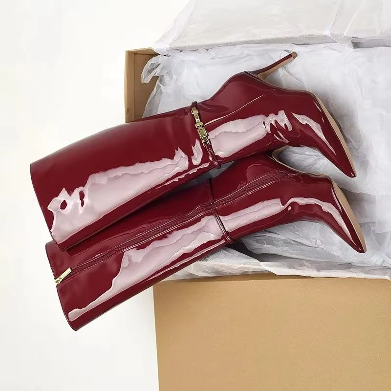 Pointed Toe Stiletto High Heel - đánh giá và giá Leather Classic Strap